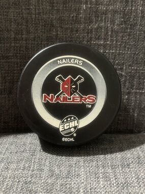 Wheeling Nailers ECHL Hockey Official Game Puck Brand New